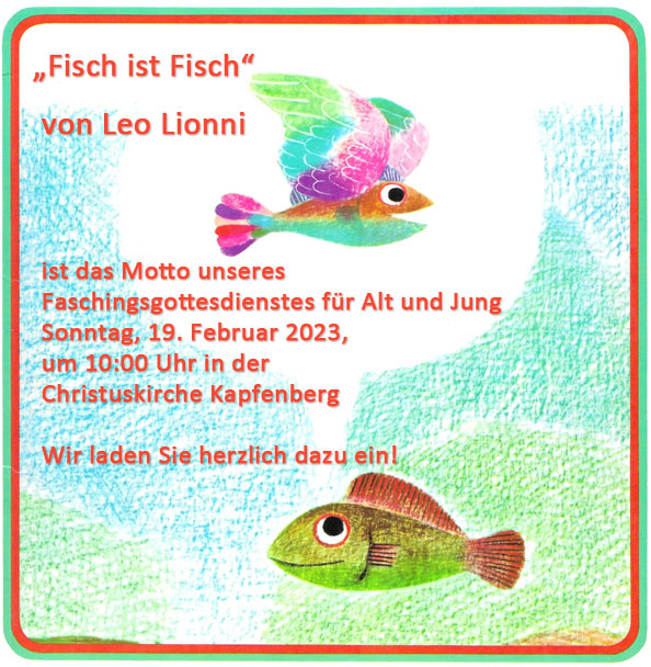 Mehr über den Artikel erfahren Faschingsgottesdienst 2023